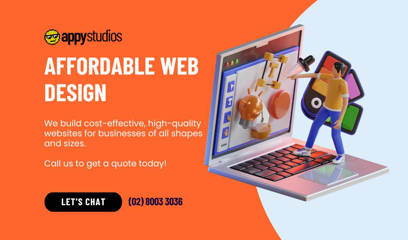 Affordable web design appy studios